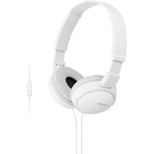 Sony MDR-ZX110AP Extra Bass Smartphone Headset White