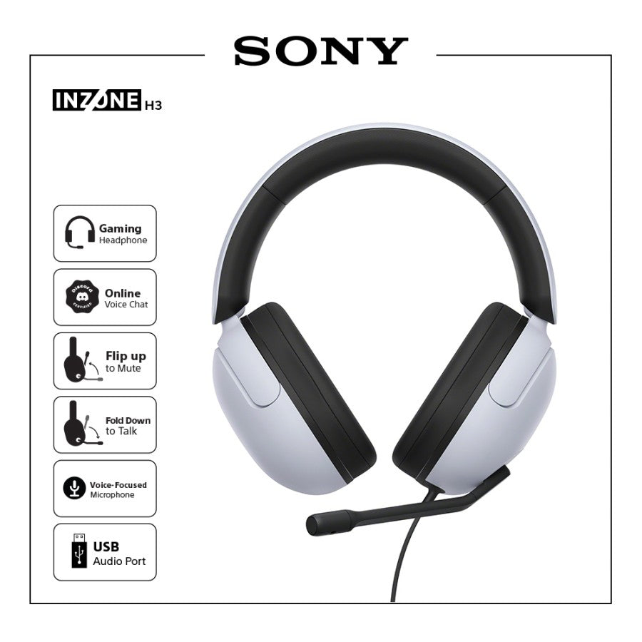 SONY INZONE H3 Wired Gaming Headset MDR-G300