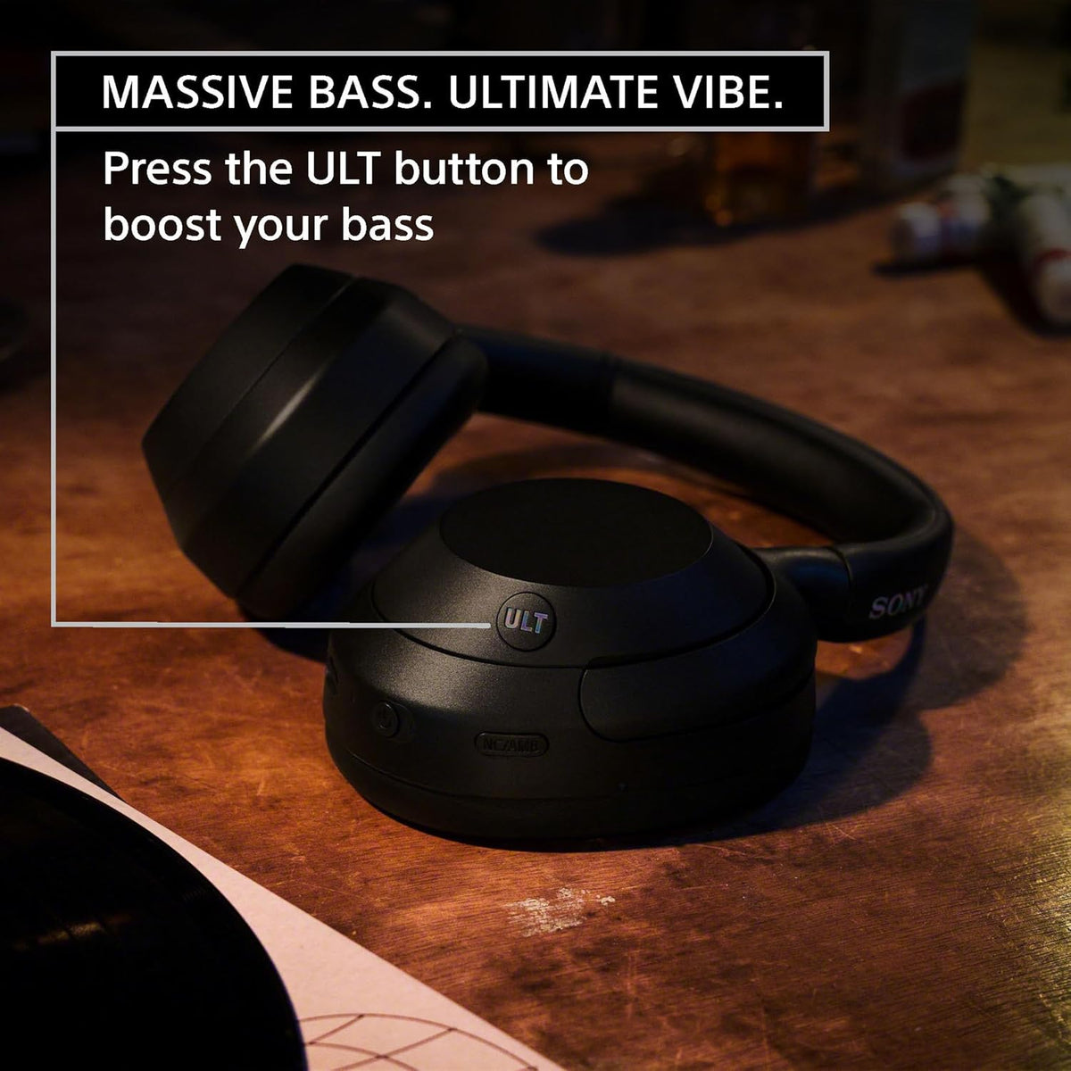 Sony WH-ULT900N ULT Wear Wireless Noise Canceling Headphones (Forest Gray)