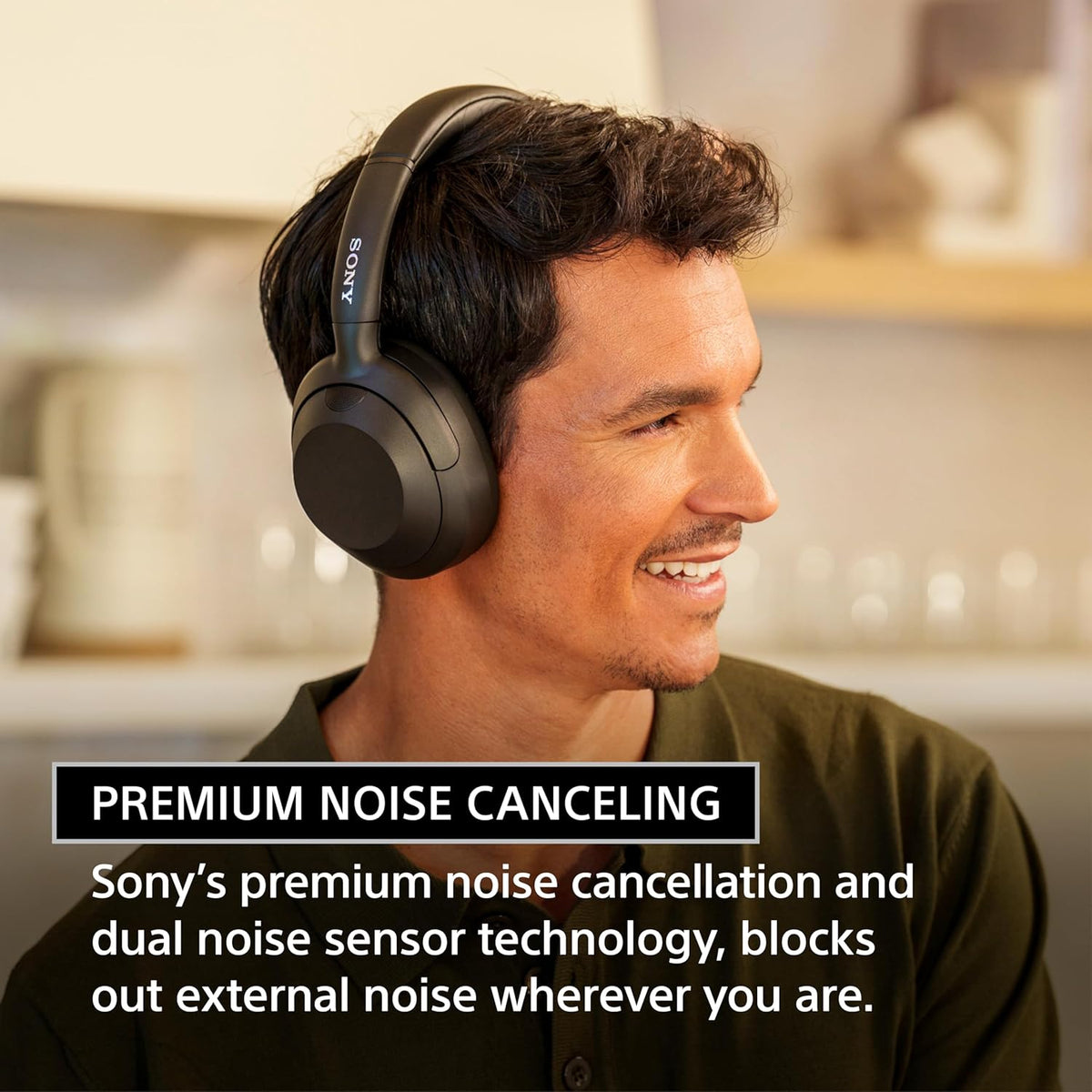 Sony WH-ULT900N ULT Wear Wireless Noise Canceling Headphones (Forest Gray)