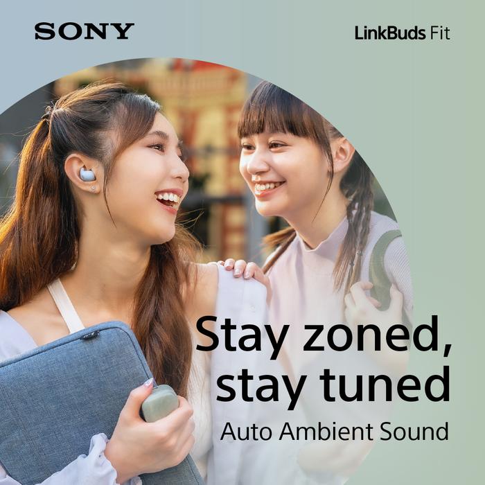 Sony WF-LS910N LinkBuds Fit Truly Wireless Earbuds with Noise Canceling Pink