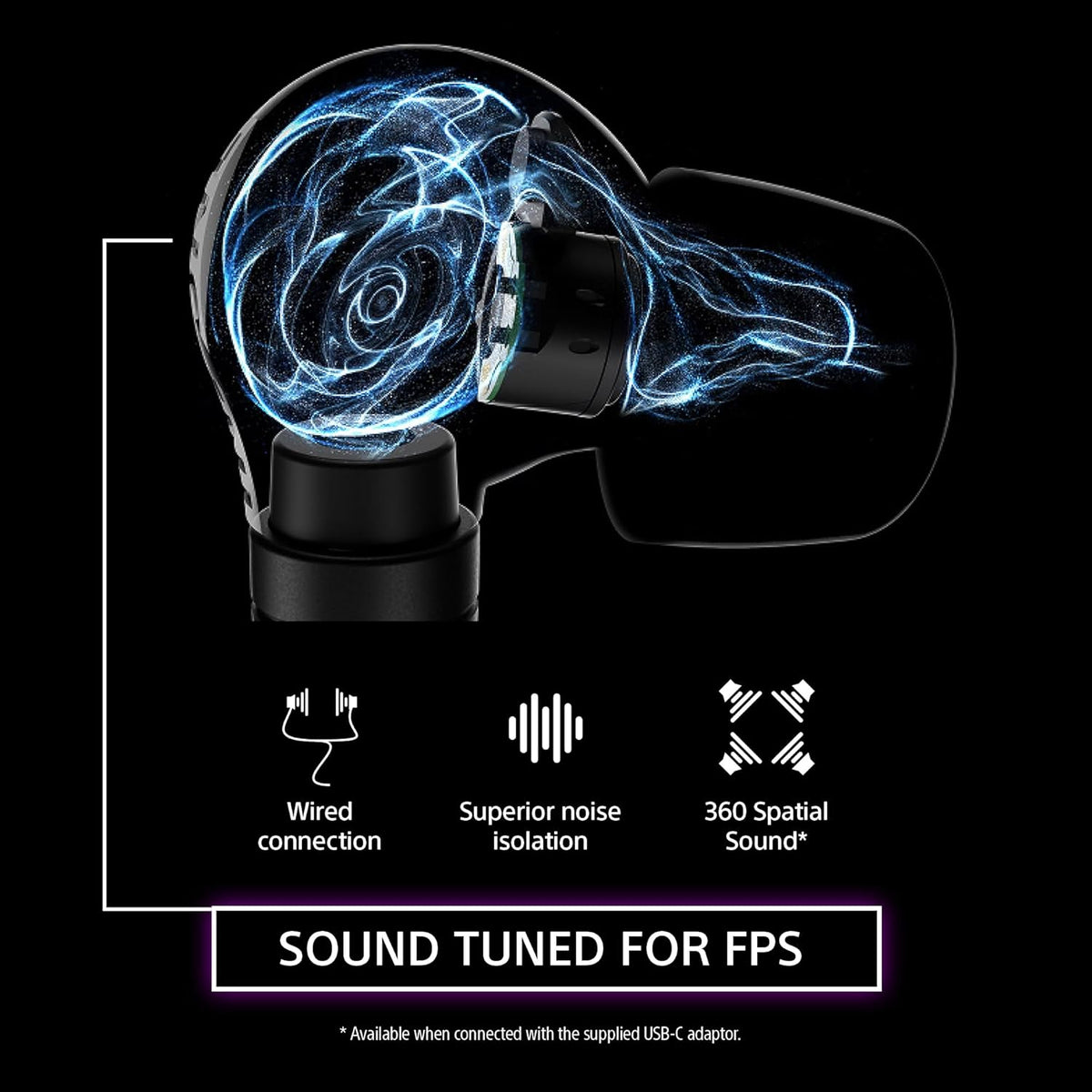 Sony INZONE E9 Headphone Gaming In-Ear Black | IER-G900