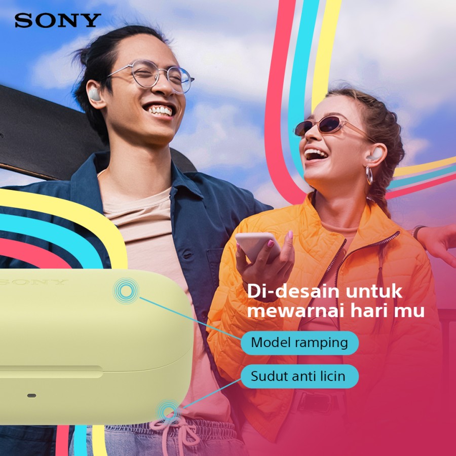 Sony WF-C510 True Wireless Earbuds Yellow