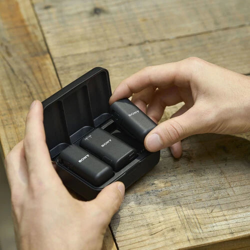 Sony ECM-W3 2-Person Wireless Microphone System with Multi Interface Shoe